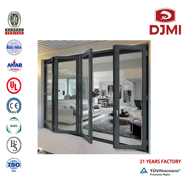 Grey Architectural Aluminium Folding Door